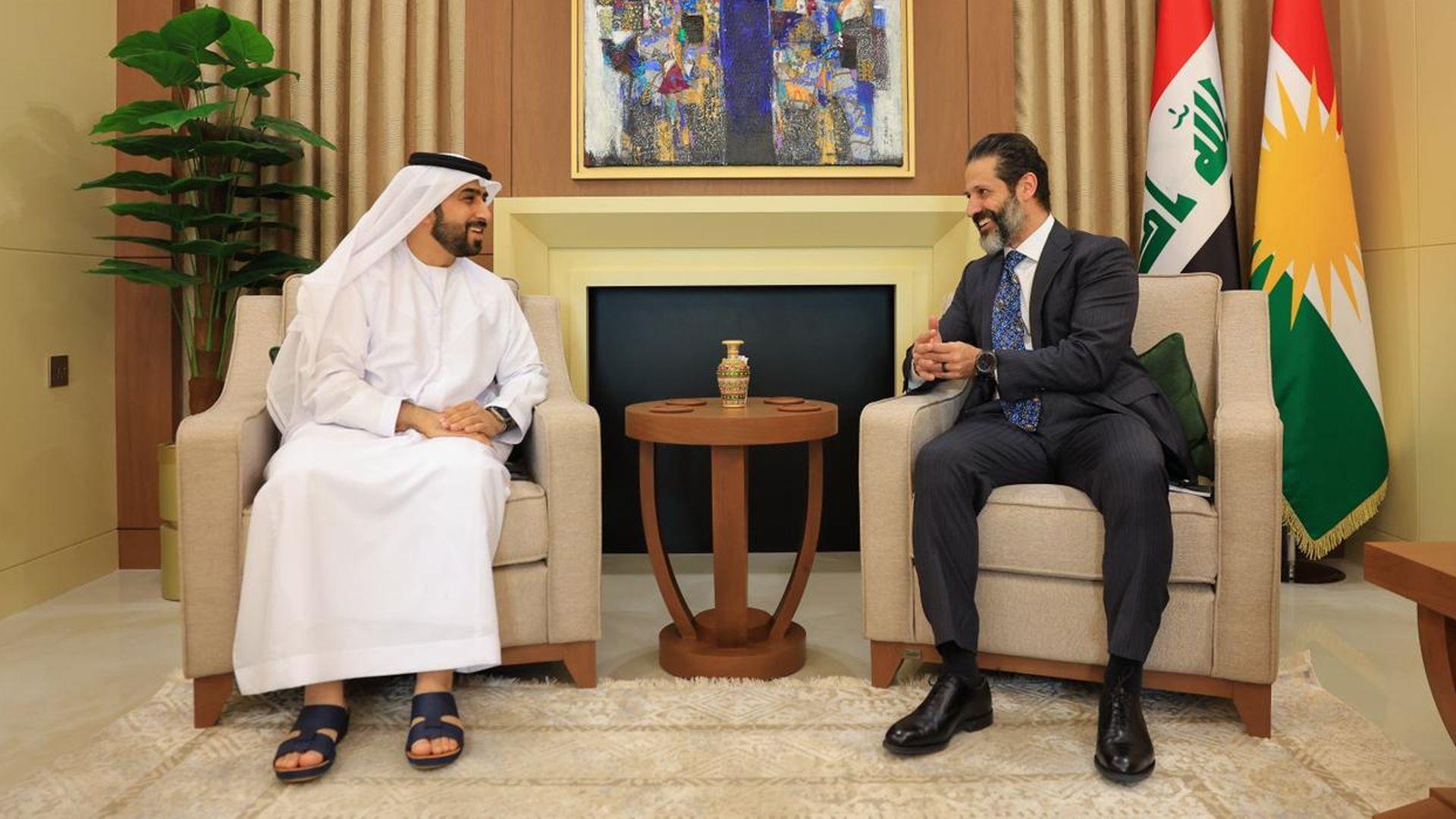 قوباد تاڵەبانی لەگەڵ کونسوڵی گشتیی ئیمارات کۆبووەوە