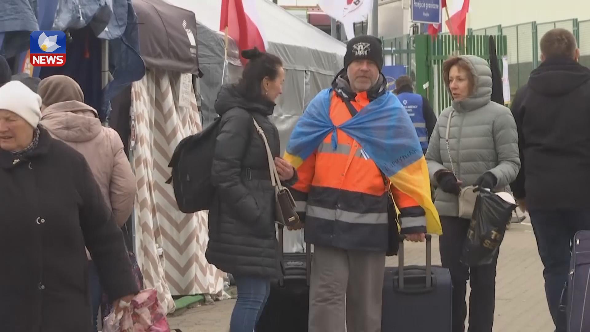 لێشاوی پەنابەرانی ئۆکراین بۆ پۆڵەندا زیادیکردووە