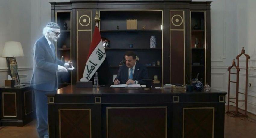 السوداني يعبر عن رفضه لمحتوى الفيديو الافتراضي الذي ظهر فيه مع الجواهري