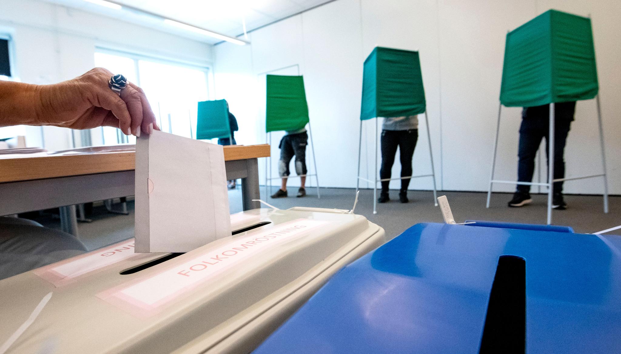 تا ئێستا ٩٤٪ی دەنگەکانی ھەڵبژاردنەکانی سوید جیاکراوەتەوە