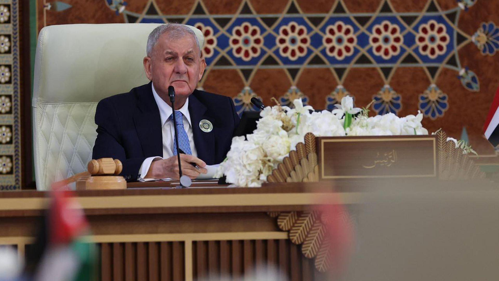 سەرۆک کۆمار: عیراق رۆڵی ئاشتی و سەقامگیری لە ناوچەكەدا دەگێڕێت