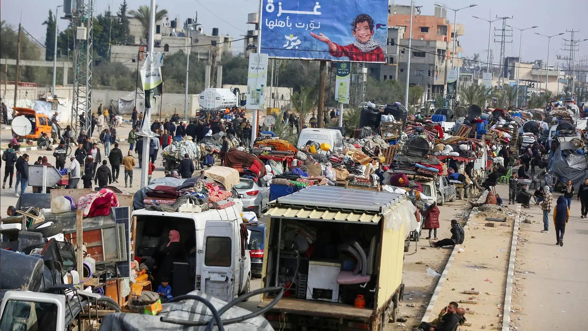 لە دوێنێوە 300 هەزار کەس لە باکووری غەززە گەڕاونەتەوە سەر ماڵ و حاڵی خۆیان