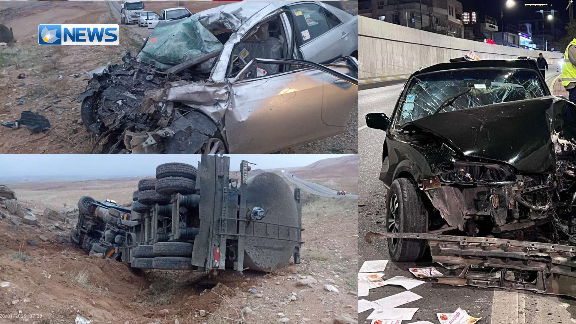 لە روداوێکی هاتوچۆدا لەسەر رێگای کۆیە- هەولێر کەسێک گیانی لەدەستدا