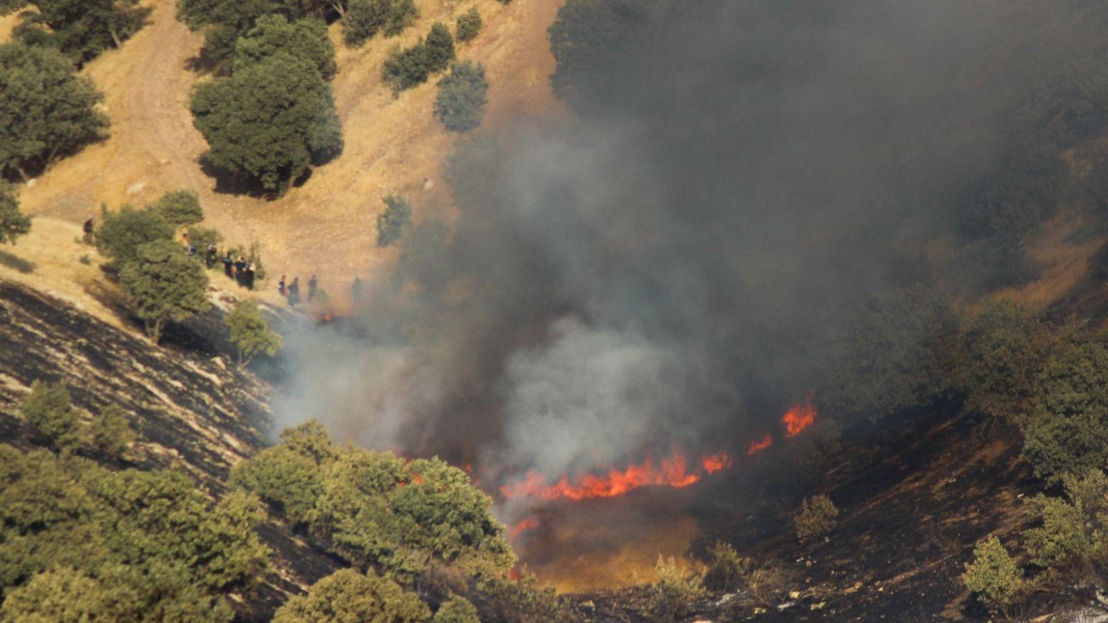 دوای زیاتر لە 50 کاتژمێر ئاگرەكەی سنوری پارێزگای هەڵەبجە كۆنتڕۆڵكرا