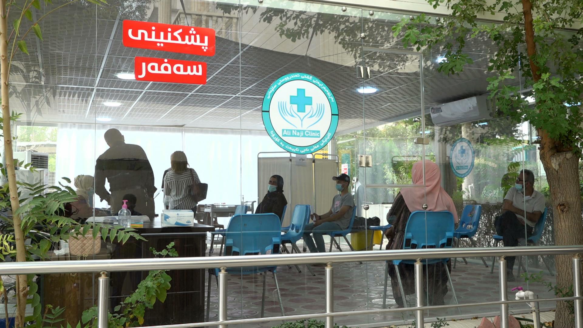 لە سلێمانی پشکنینی کۆرۆنا زیادیکردووە