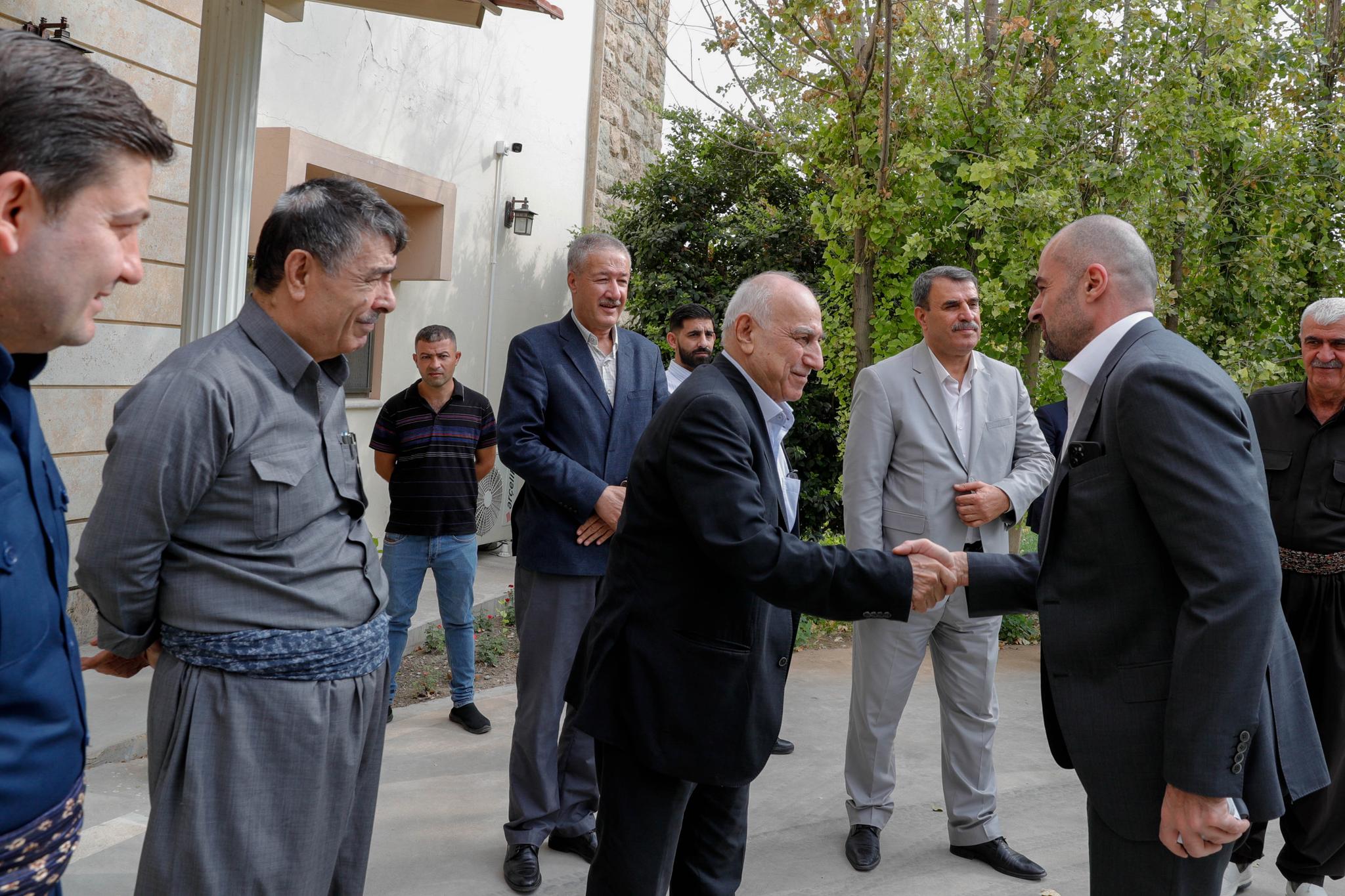 وەفدێکی یەکێتیی نیشتمانیی کوردستان بە سەرۆکایەتی بافڵ تاڵەبانی سەردانی بزوتنەوەی گۆڕانی کرد