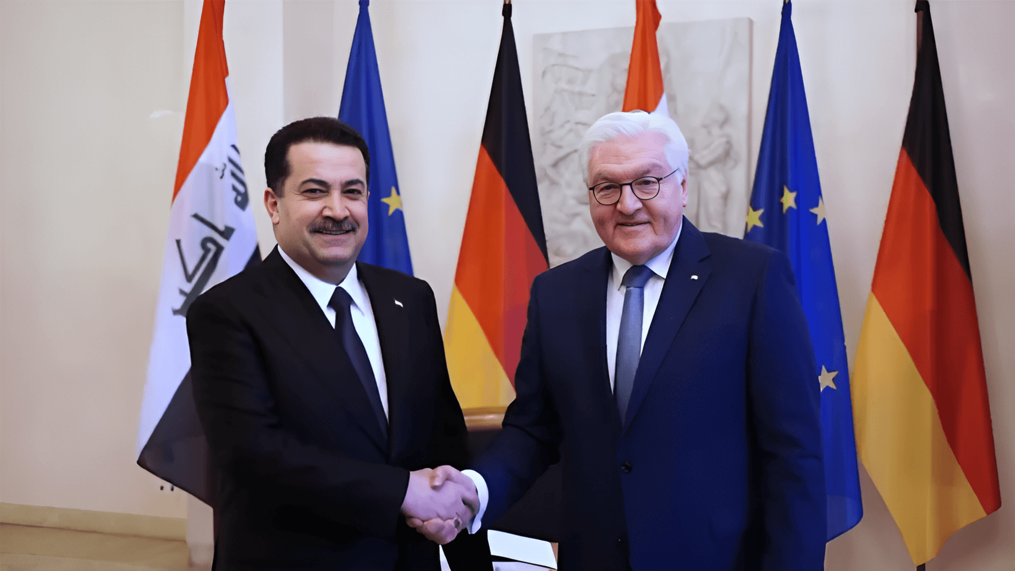 سەرۆک وەزیرانی عێراق و سەرۆکی ئەڵمانیا لە بەرلین کۆبوونەوە