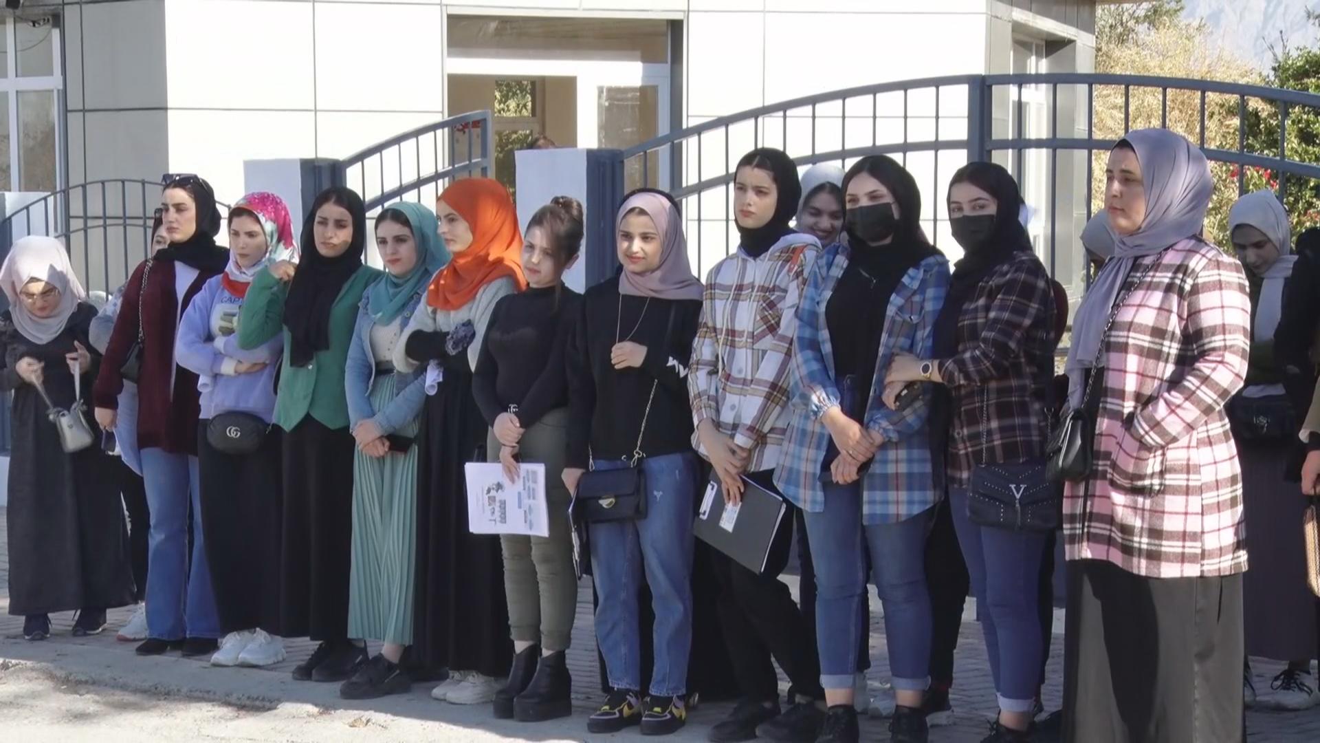 خوێندکارانی ھەڵەبجە خۆپیشاندانەکانیان راگرت