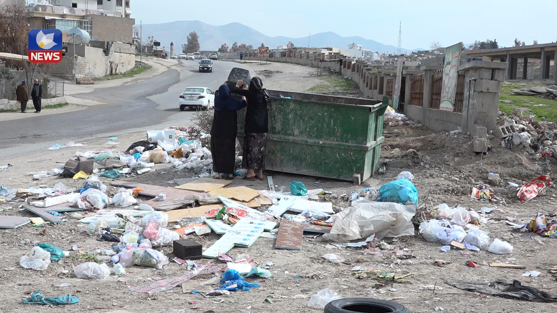 کۆمپانیاکانی پاککەرەوە لە سلێمانی کارەکانیان راگرت