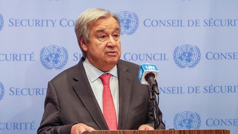 گۆتێرێس: نیگەرانین لە کوژرانی زیاتر لە ١٠٠ فەڵەستینی لەکاتی وەرگرتنی ھاوکاری لە غەززە 