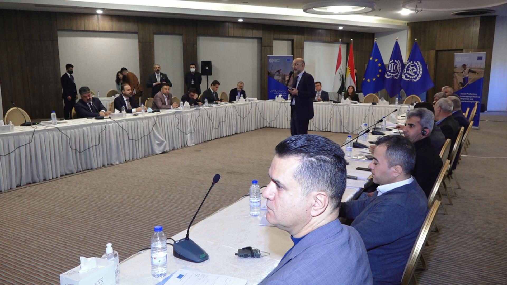 وۆرک شۆپێکێک لەبارەی ڕەشنووسی یاسای خانەنشینی و دەستەبەری کۆمەڵایەتی 