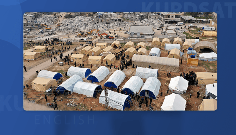 Syrians displaced by quake take shelter in Afrin