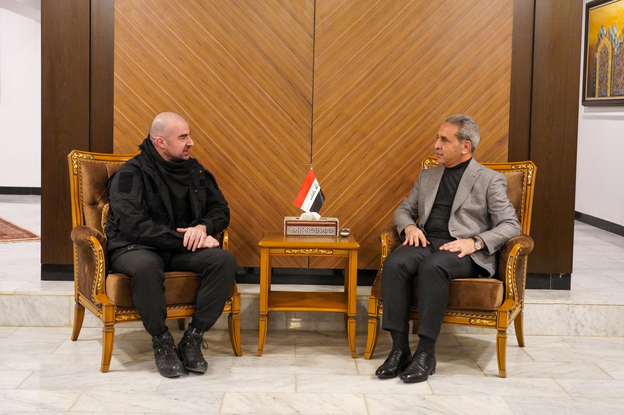 سەرۆکی یەکێتی لە بەغداد لەگەڵ سەرۆکی ئەنجومەنی باڵای دادوەری عێراق کۆبووەوە