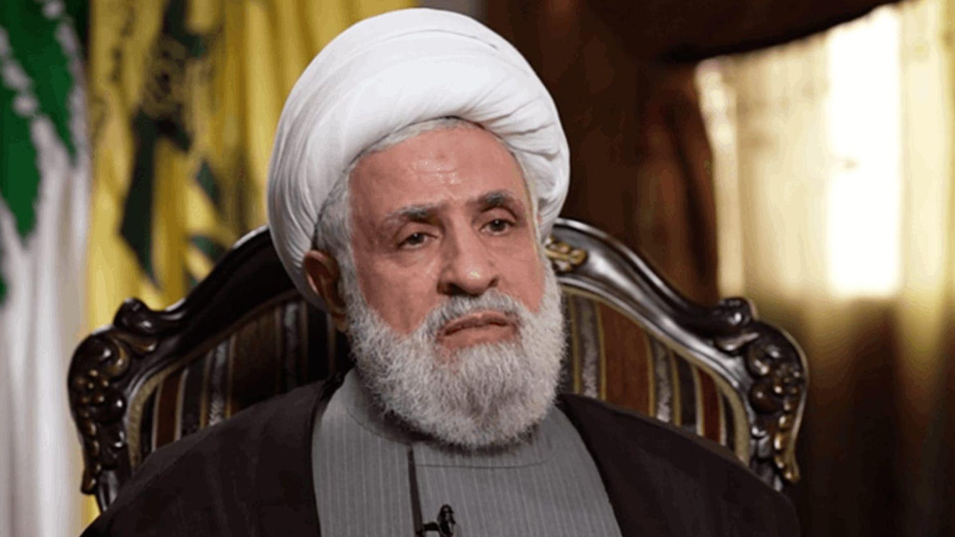 نەعیم قاسم، ئەمینداری گشتی حزبوڵای لوبنان: رازی نابین بە چەکدانان