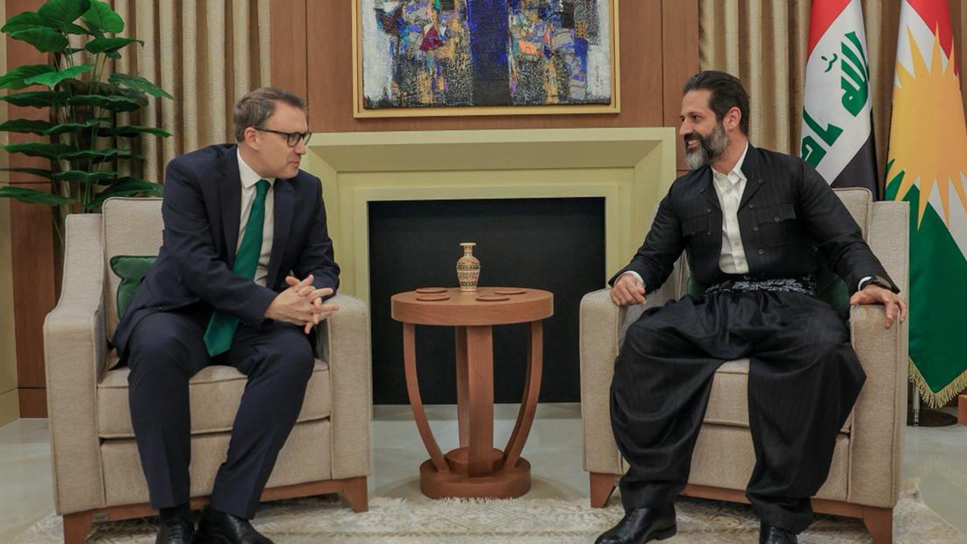 قوباد تاڵەبانی لەگەڵ باڵیۆزی تورکیا کۆبووەوە