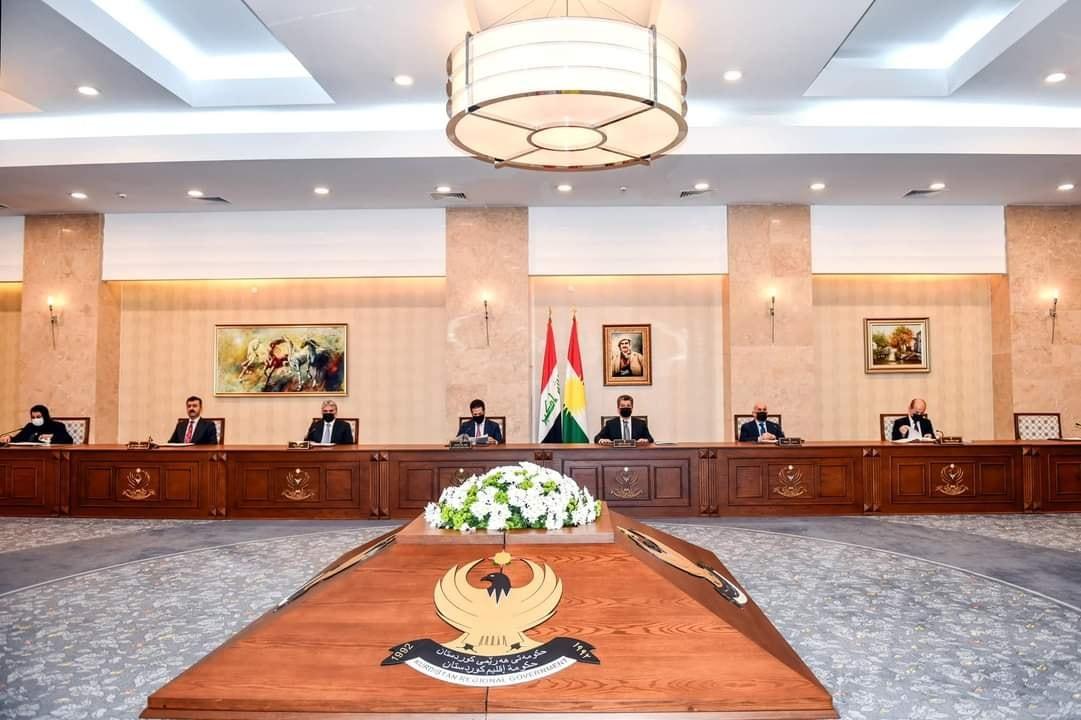 ئەنجومەنی وەزیرانی ھەرێمی کوردستان چەند پرسێک تاوتوێ دەکات