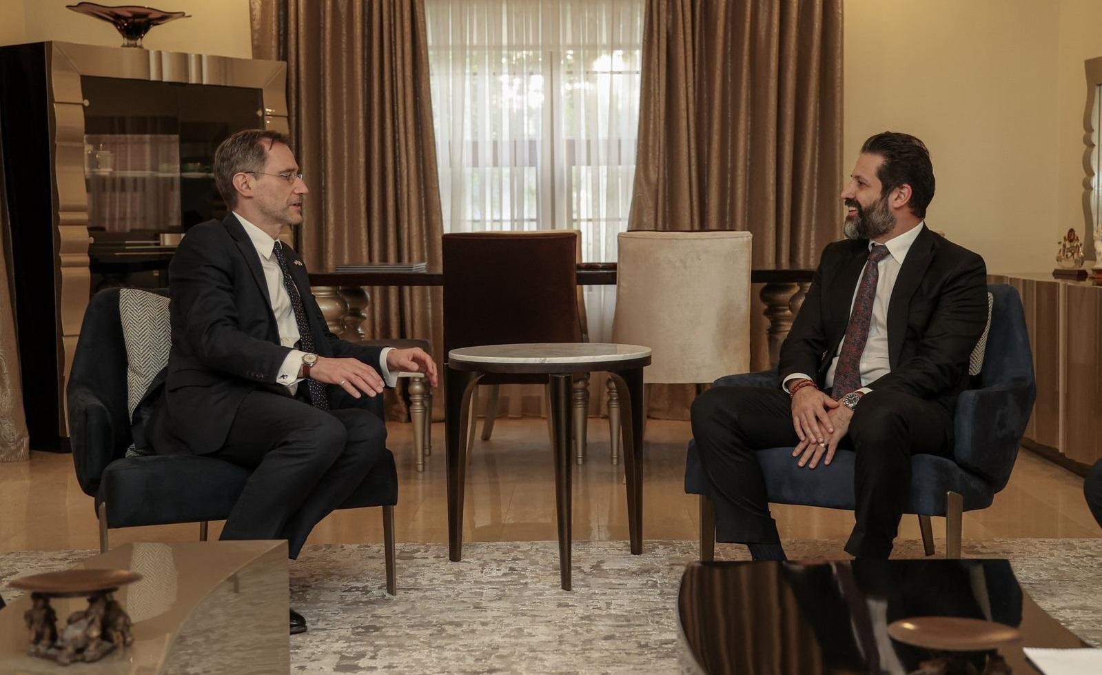 قوباد تاڵەبانی لەگەڵ جێگری یاریدەدەری وەزیری دەرەوەی ئەمریکا کۆبووەوە