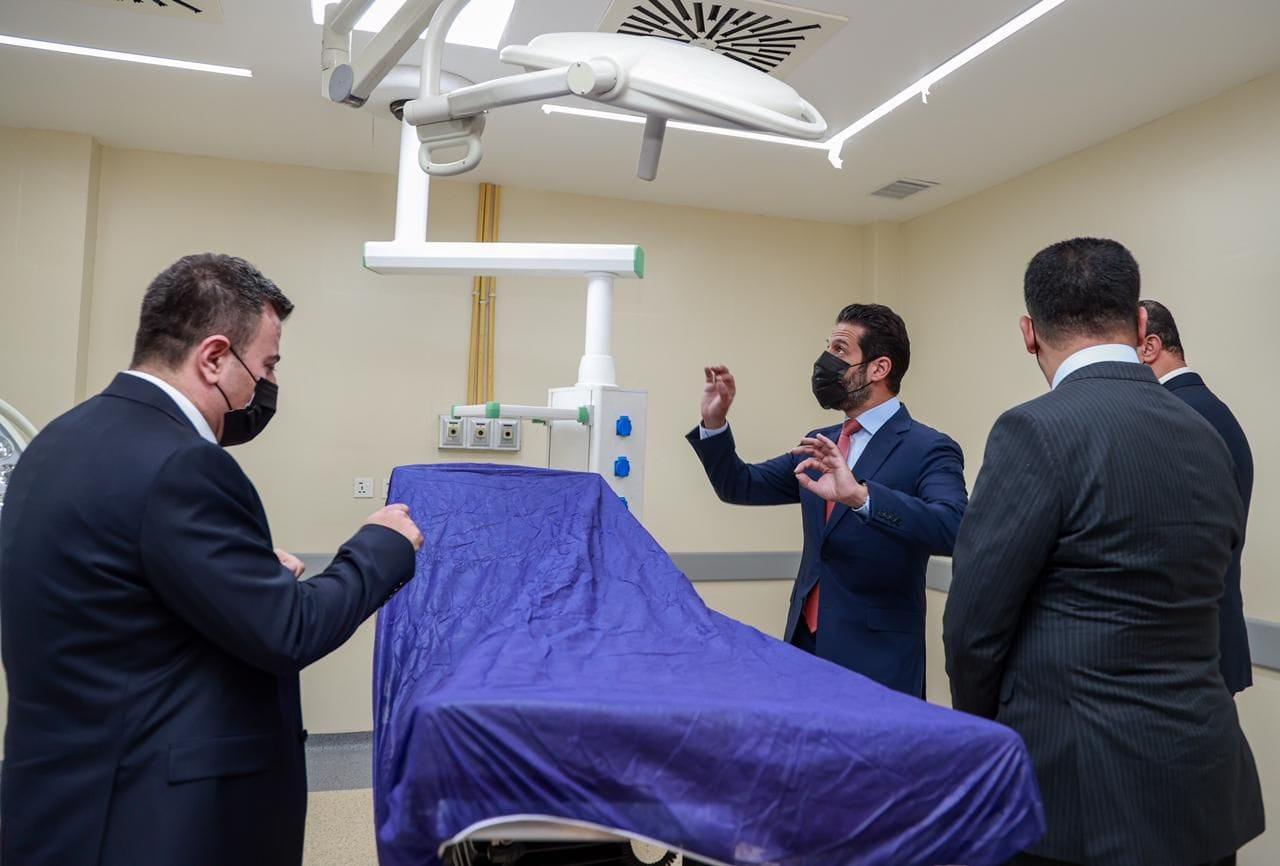 قوباد تاڵەبانی ژمارەیەک پرۆژەی لە بواری تەندروستیدا کردەوە