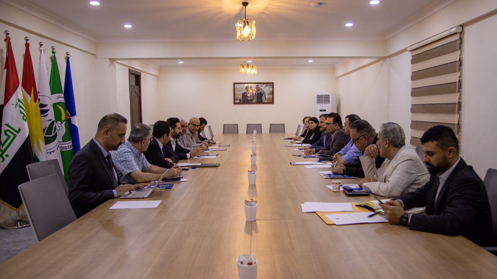 بەسەرپەرشتی قوباد تاڵەبانی لیژنەی باڵای ھاوپەیمانی کوردستان کۆبۆوە