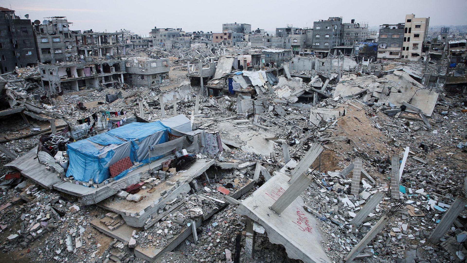 ژمارەی گیانلەدەستدان لە کەرتی غەززە گەیشتووەتە زیاتر لە 48 هەزار کەس