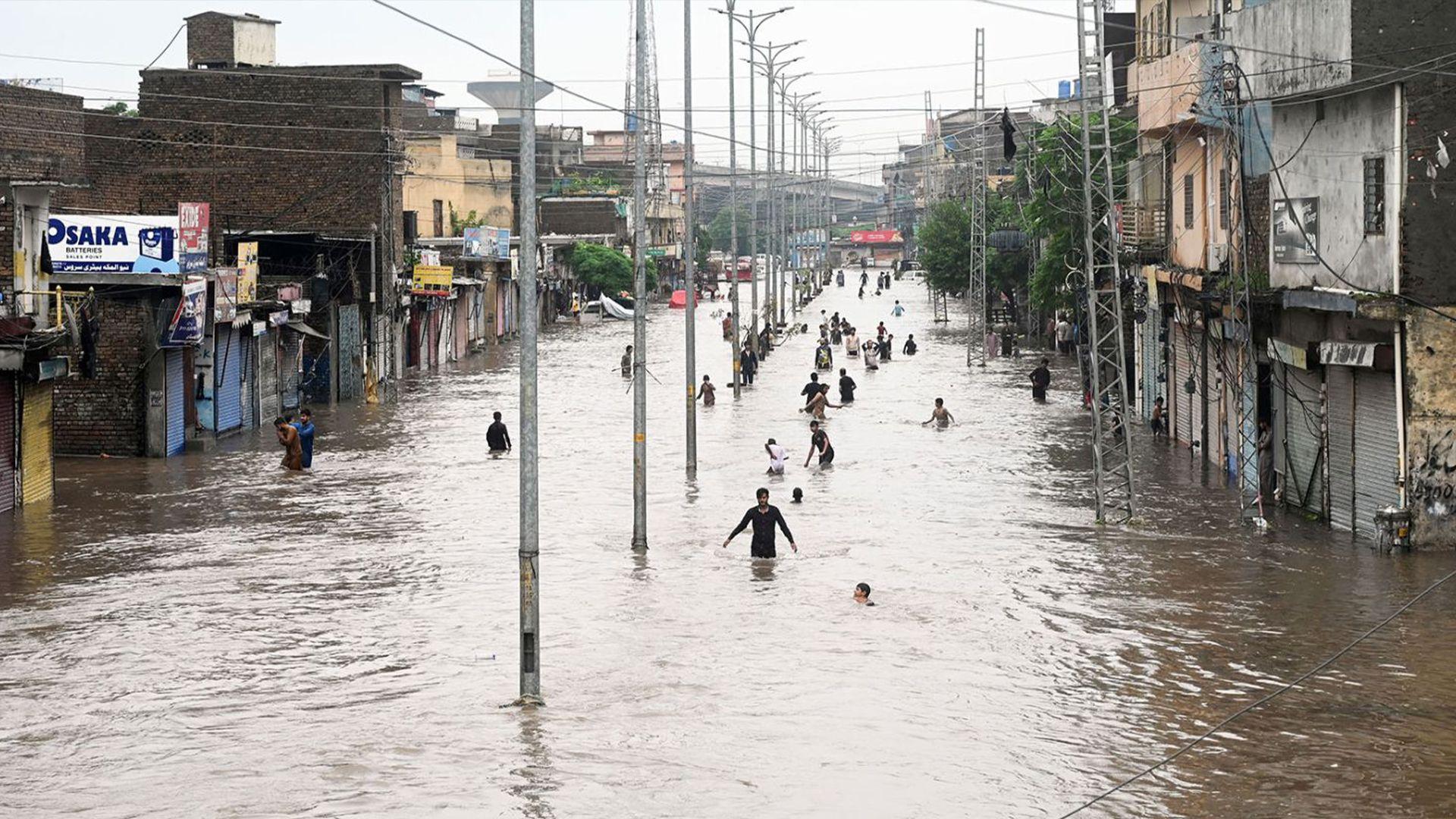 لە پاكستان بە هۆی لافاوەوە 170 كەس گیانیان لەدەستدا