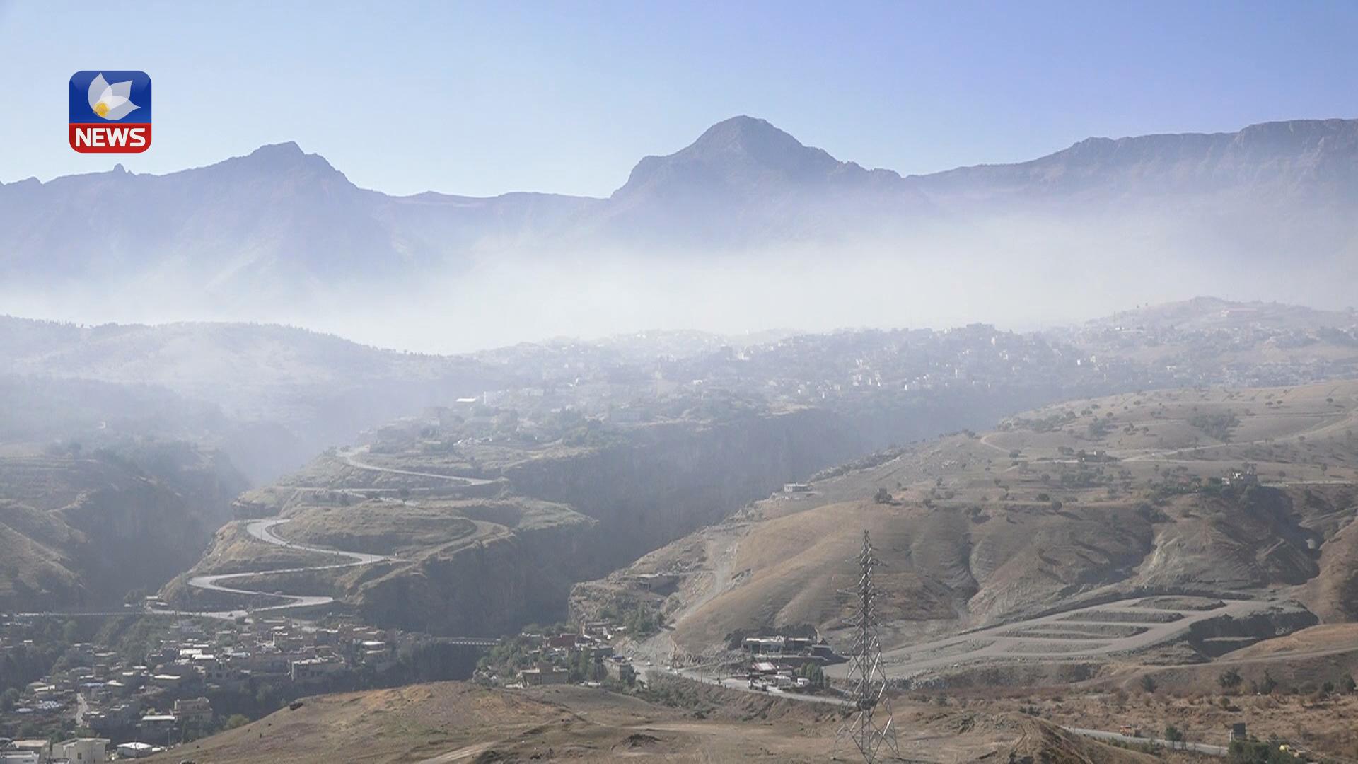 سوتانی پاشماوەکانی خۆڵ و خاشاک چەند گەڕەکێکی رواندزی ھەراسان کردووە