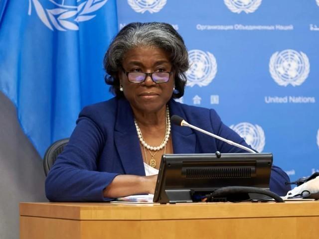 نوێنەری ئەمریکا لە نەتەوەیەکگرتووەکان: ئێران بەنیازە مووشەکی بالیستی بداتە روسیا