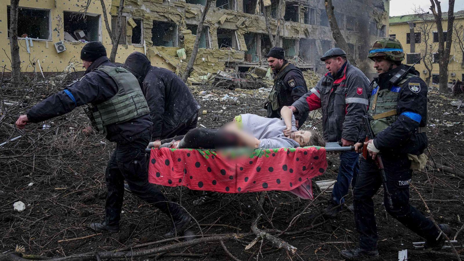 ژنە دووگیانەکەی ئۆکراین و منداڵەکەی گیانیان لەدەستدا