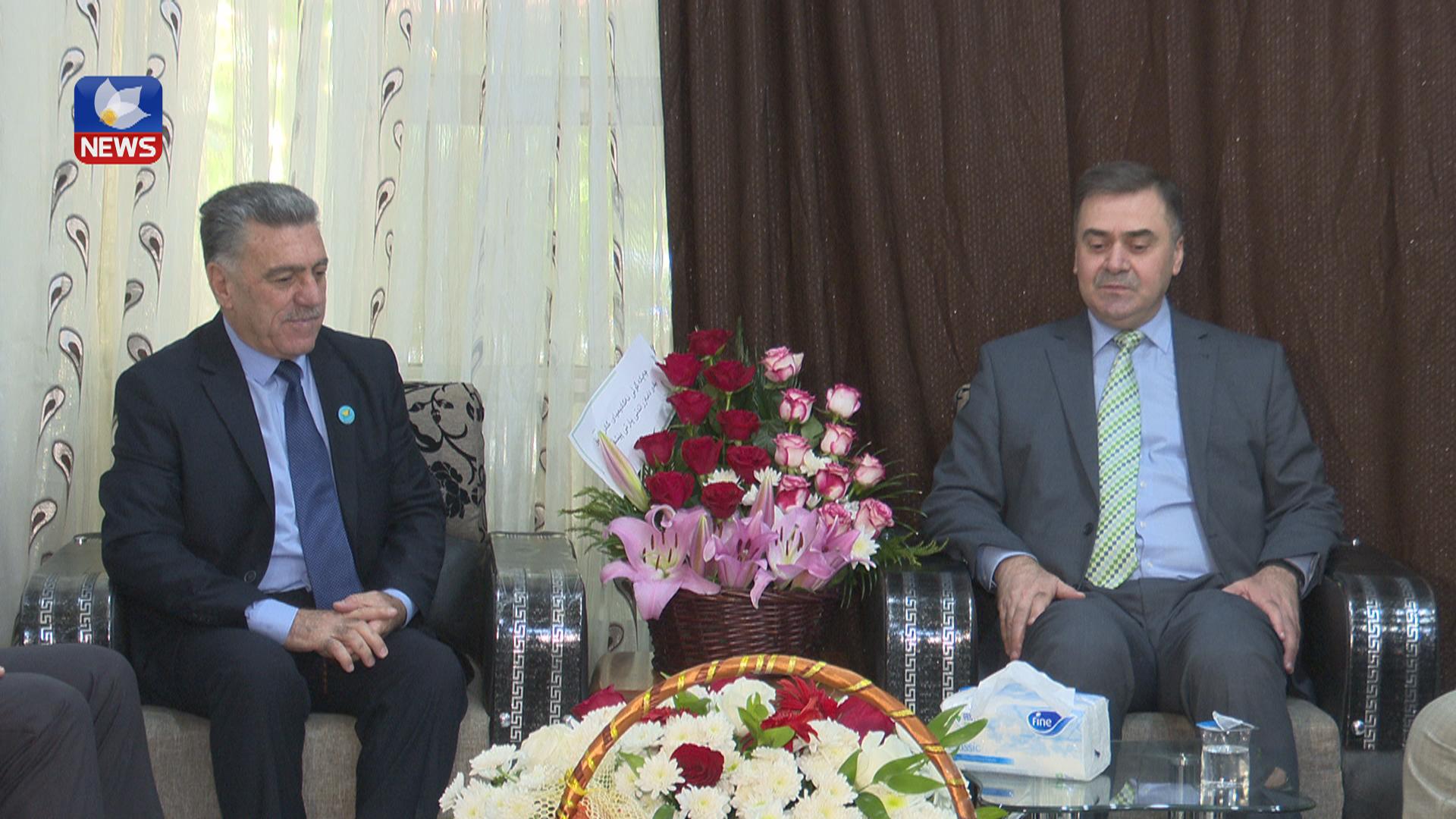 وەفدێکی یەکێتی سەردانی پارتی دیموکراتی پێشکەوتووخوازی کوردی سوریای کرد