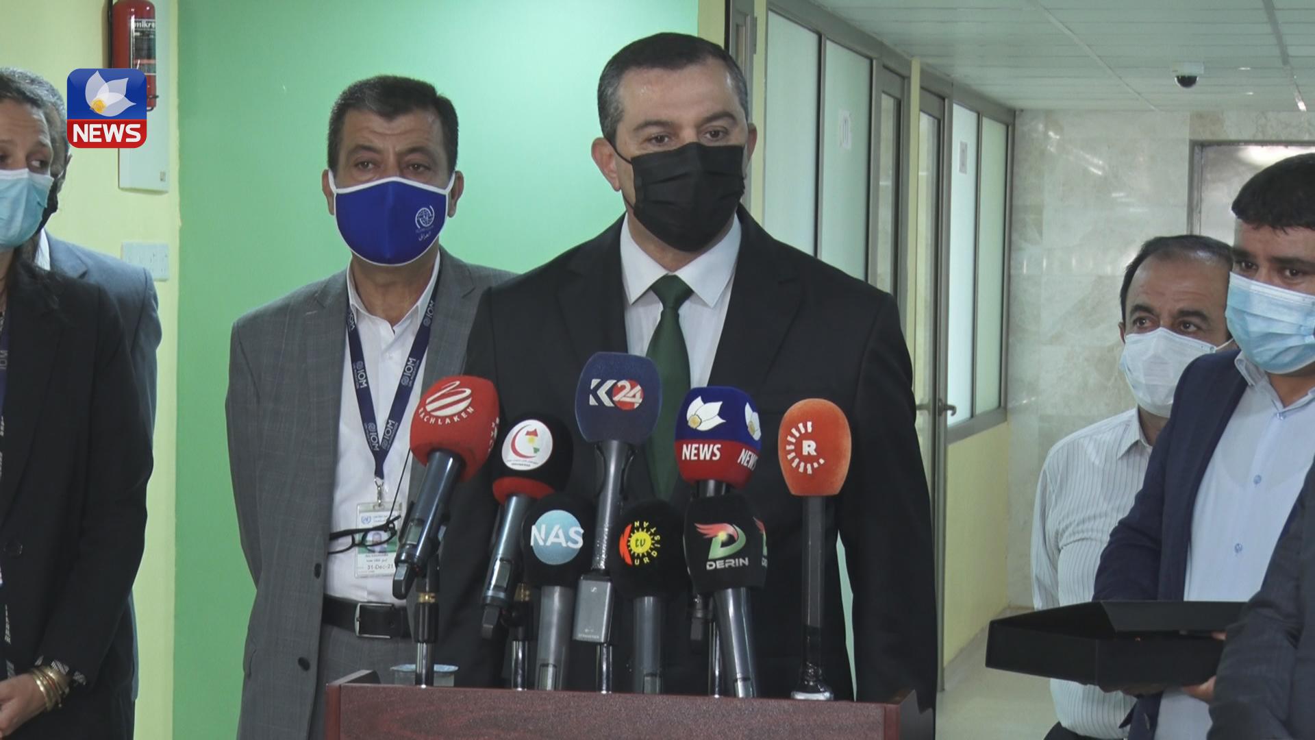 ھەڤاڵ ئەبوبەکر: ژمارەی بنکەکانی پێدانی ڤاکسین زیادکراون بۆ ١٣ بنکە