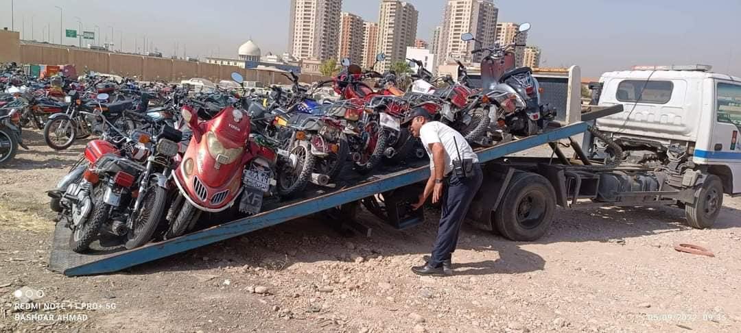 ھاتوچۆی ھەولێر لەبارەی دەستبەسەرداگرتنی ماتۆڕسکیلەکان روونکردنەوە دەدات 