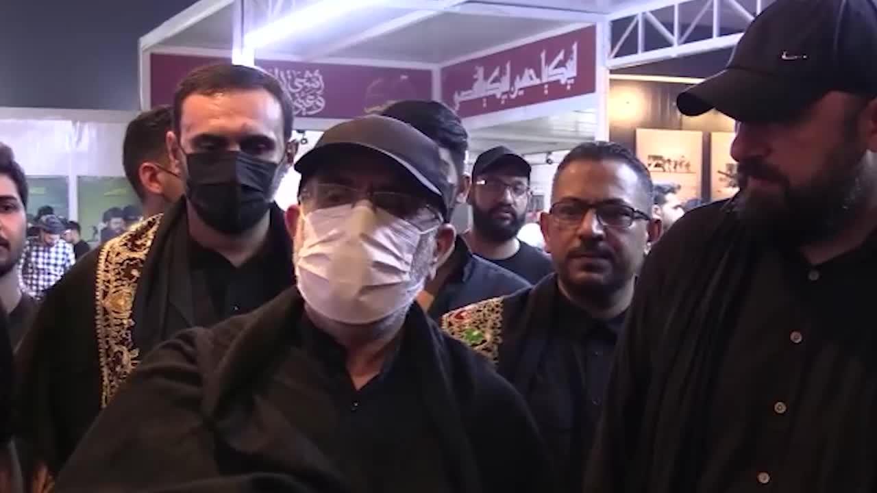 قائانیی کاروانێکی چلەی ئیمام حسێنی لە رێگەی نەجەف - کەربەلا بەسەرکردەوە