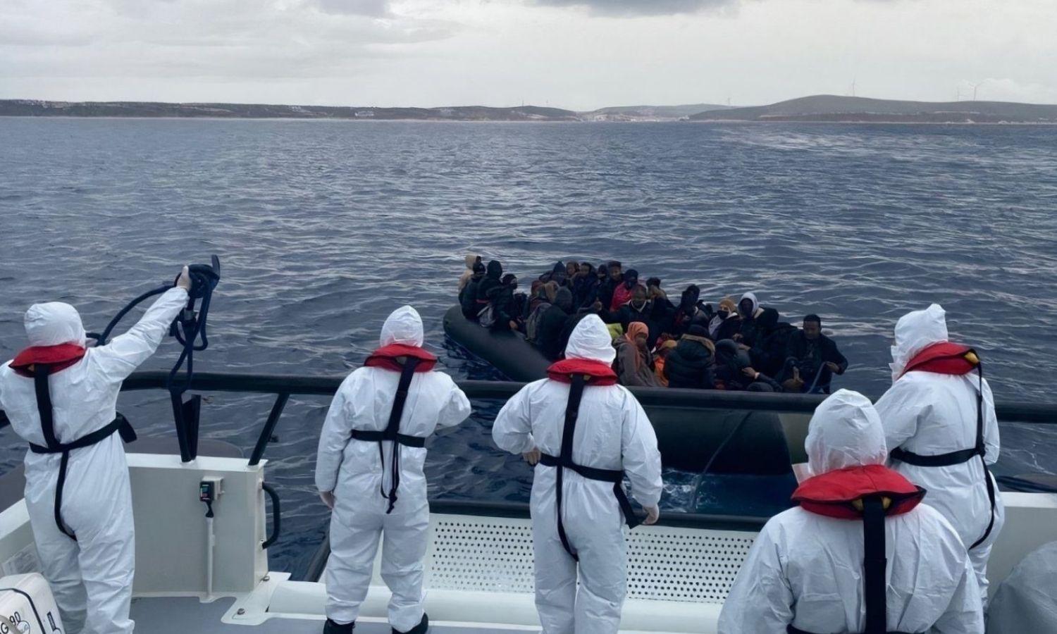 ٤٦ کۆچبەری دیکەی نایاسایی لە کەناراوەکانی ئایدن لە تورکیا رزگارکران