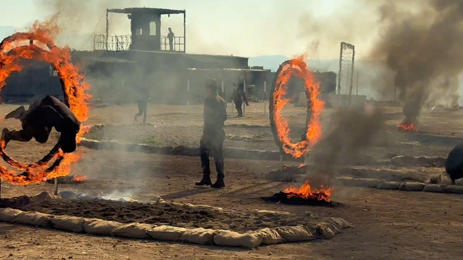  رێوڕەسمی کۆتایی هاتنی خولی یەکی مەشق و ڕاهێنانی بنەڕەتی لە لیوای ٧١٣ بەڕێوەچوو