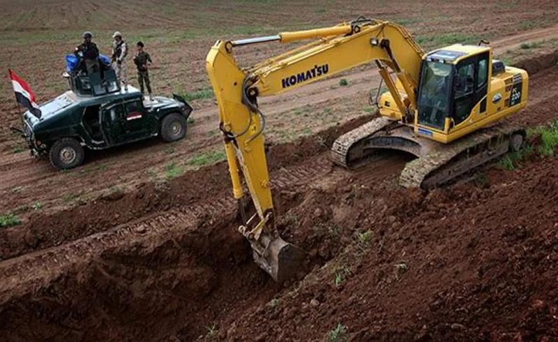 خەندەقی سنوری نێوان عێراق و سوریا تەواو بووە