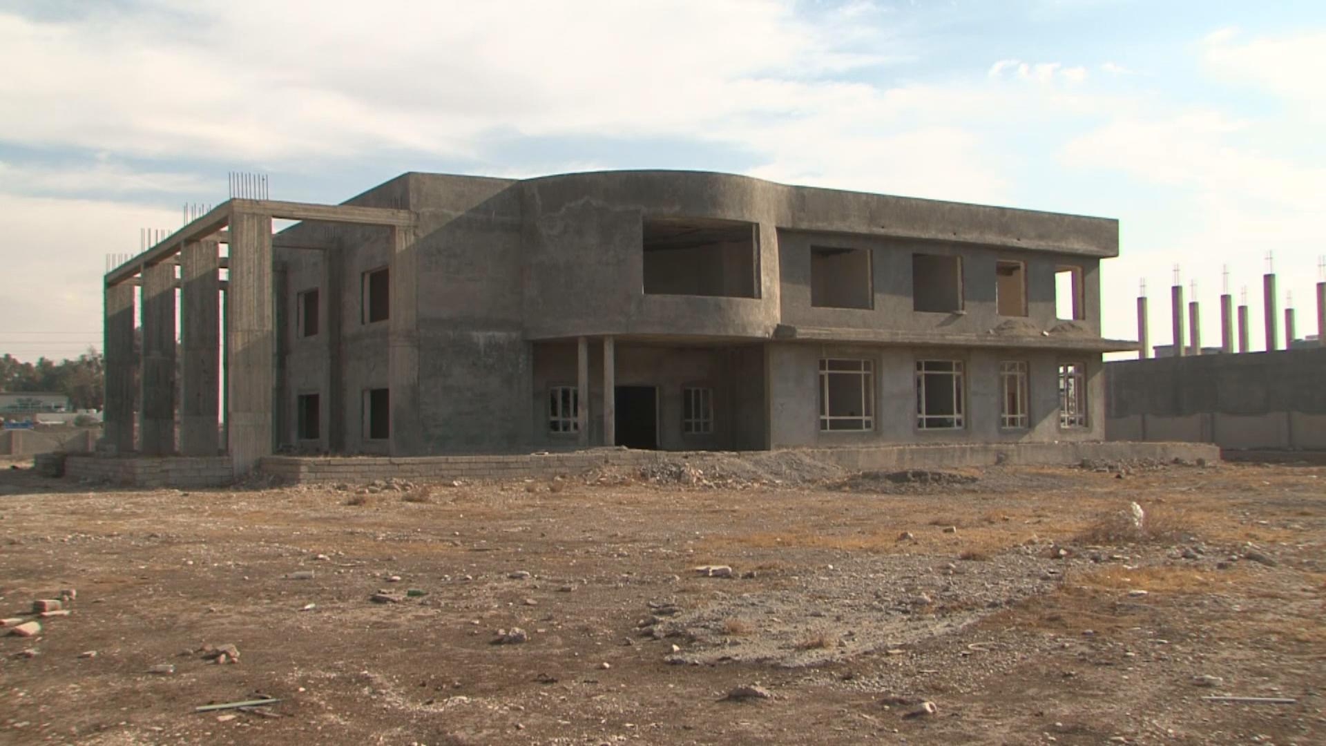 شەش ساڵە کارەکانی دروستکردنی باڵەخانەی بەڕێوەبەرایەتی کشتوکاڵی خانەقین ڕاگیراوە