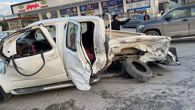 لە رووداوێکی ھاتوچۆدا لە قەزای شەقڵاوە باوک و کوڕێک گیانیانلەدەستدا