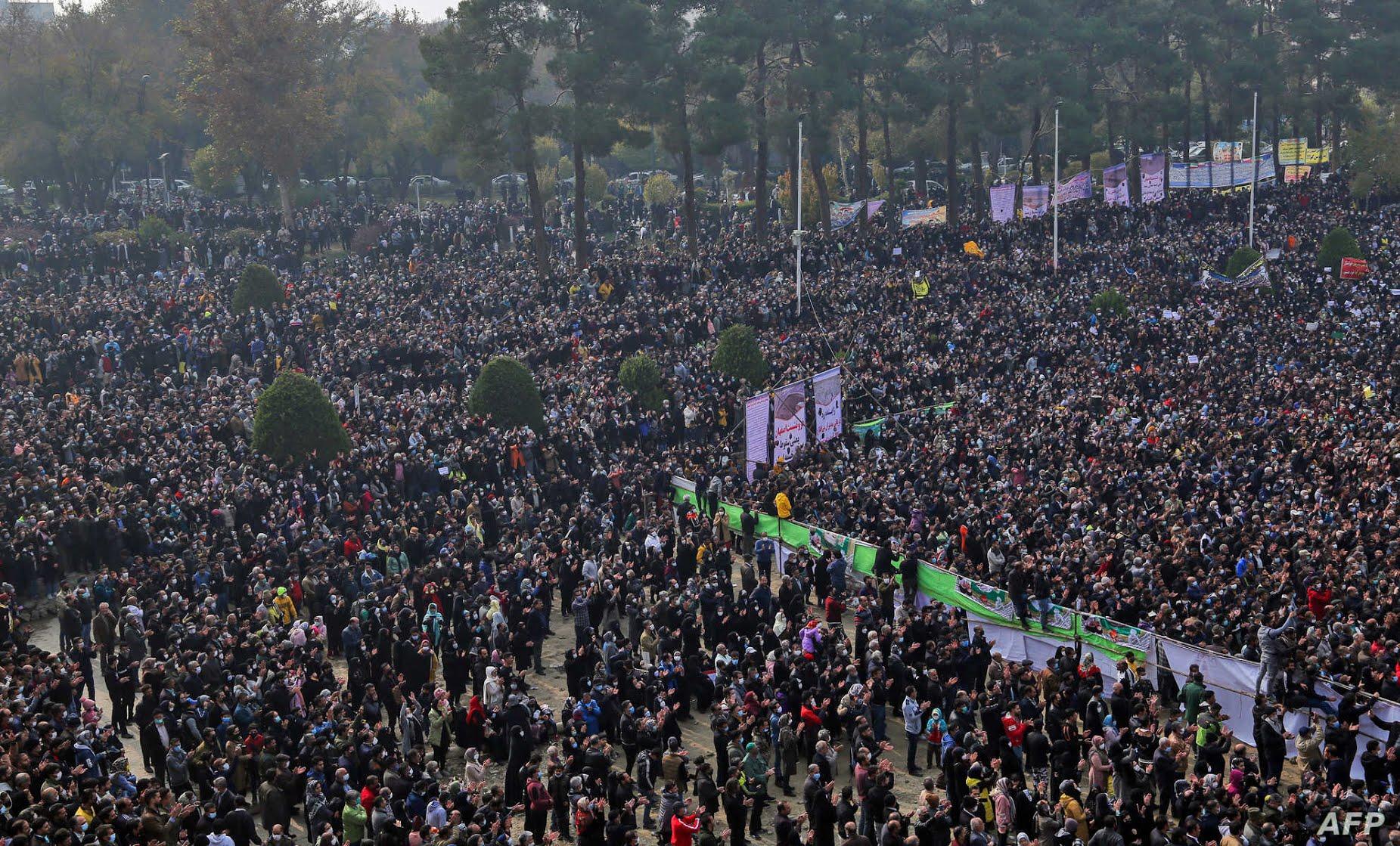 خۆپیشاندانەکانی ئێران کوژراو و برینداربوونی چەند کەسێکی لێکەوتەوە