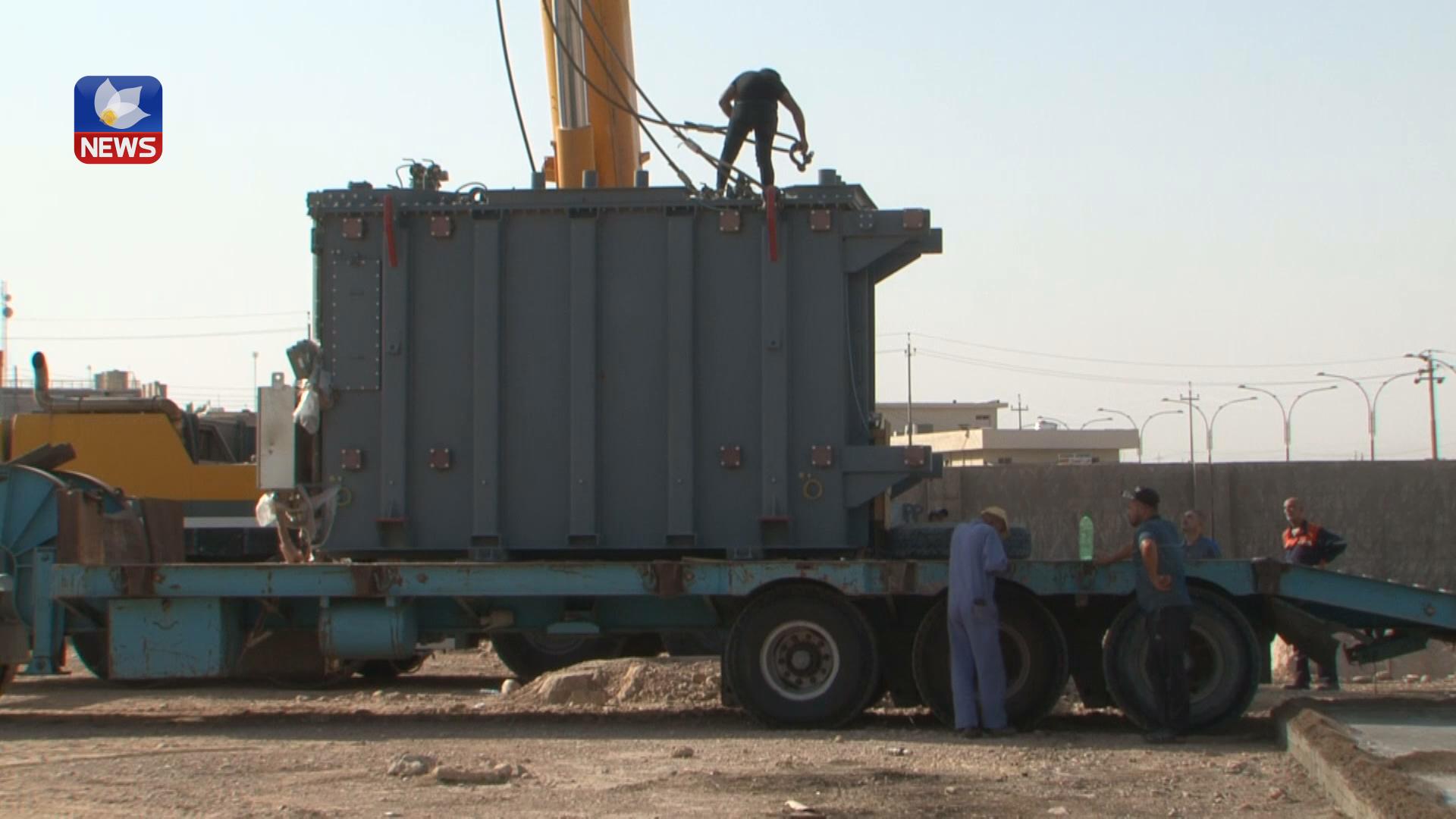 وێستگەیەکی گۆڕینی کارەبای ٣٣ بۆ ١١ کەیڤی بۆ خانەقین دابینکرا