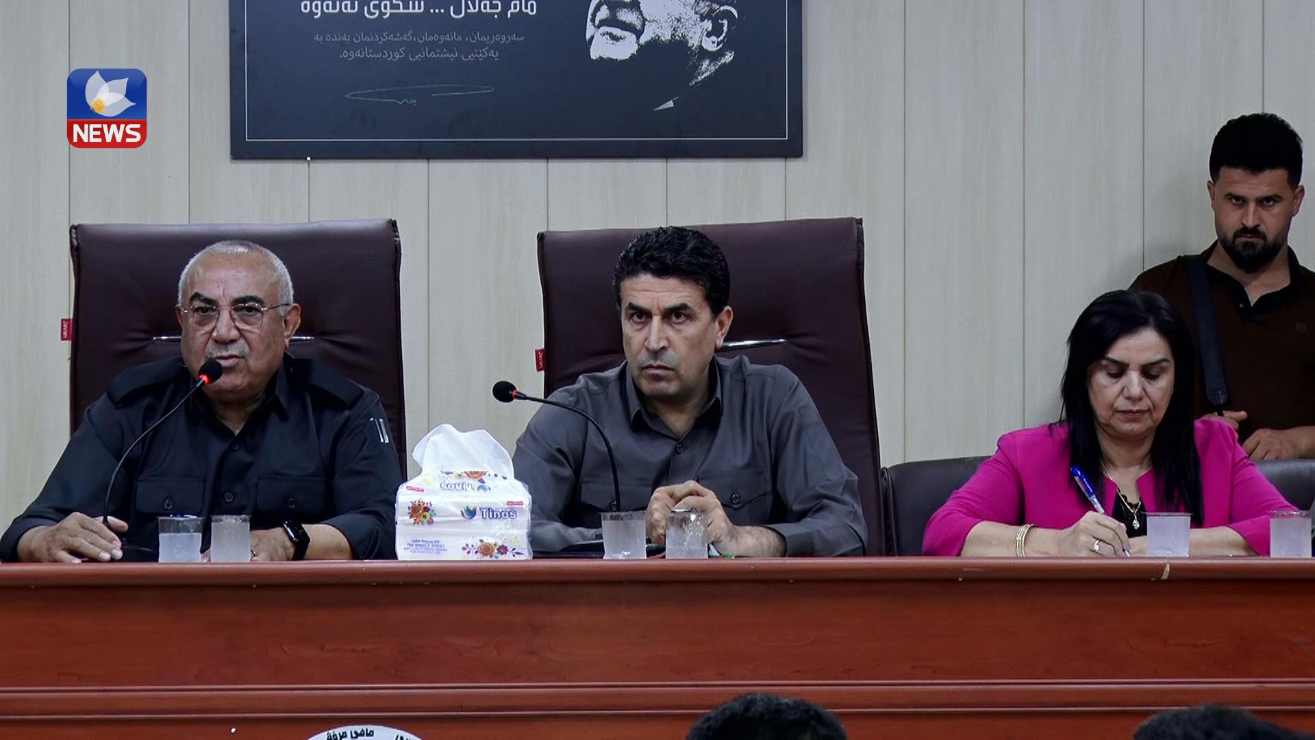 کۆبوونەوەیەکی فراوانی ناوەندی ھەڵەبجەی ڕێکخراوە دیموکراتیەکان بەڕێوەچوو