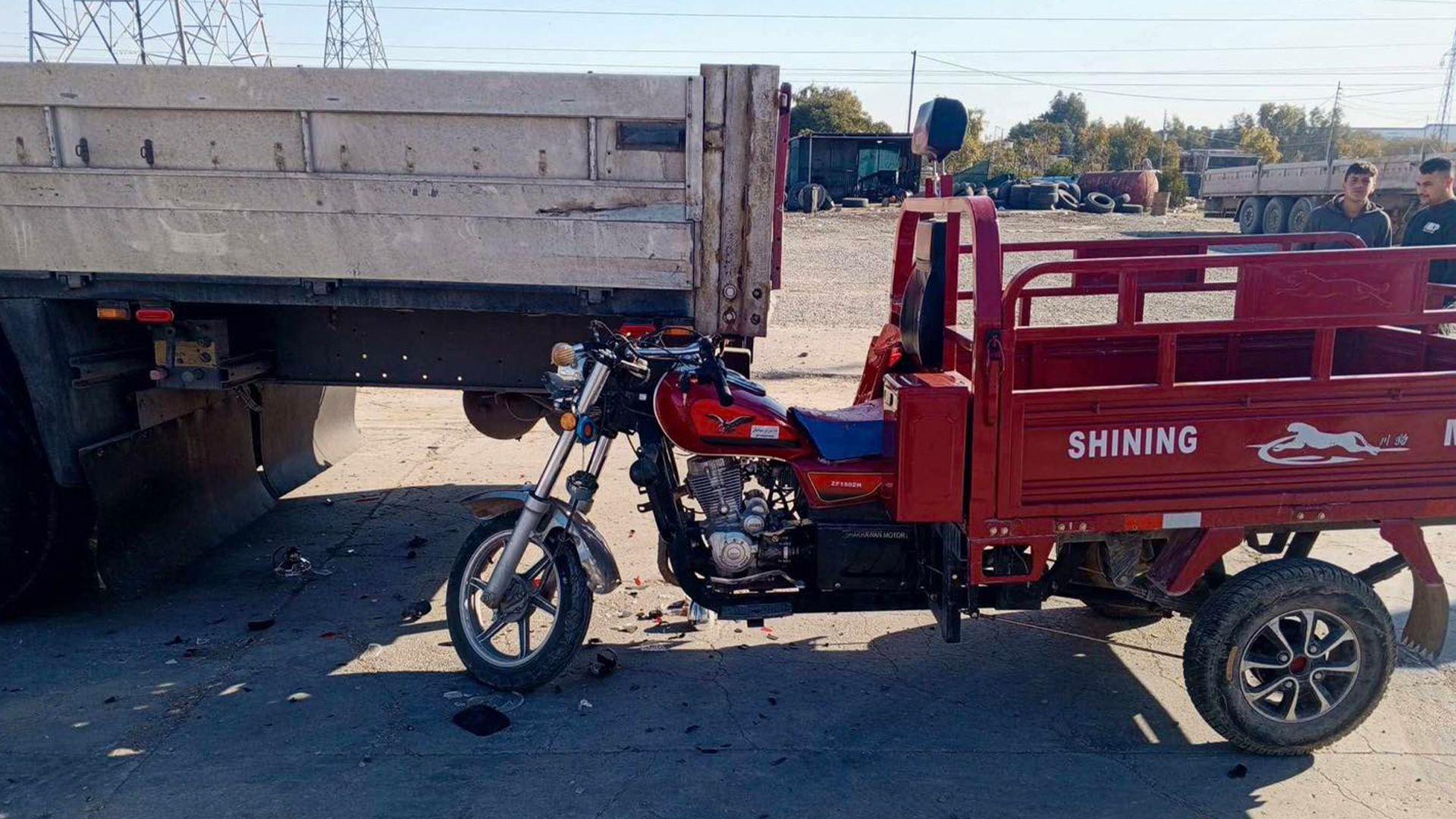 وێنە.. لە روداوێکی هاتوچۆدا لە کەلار کەسێک گیانی لەدەستدا