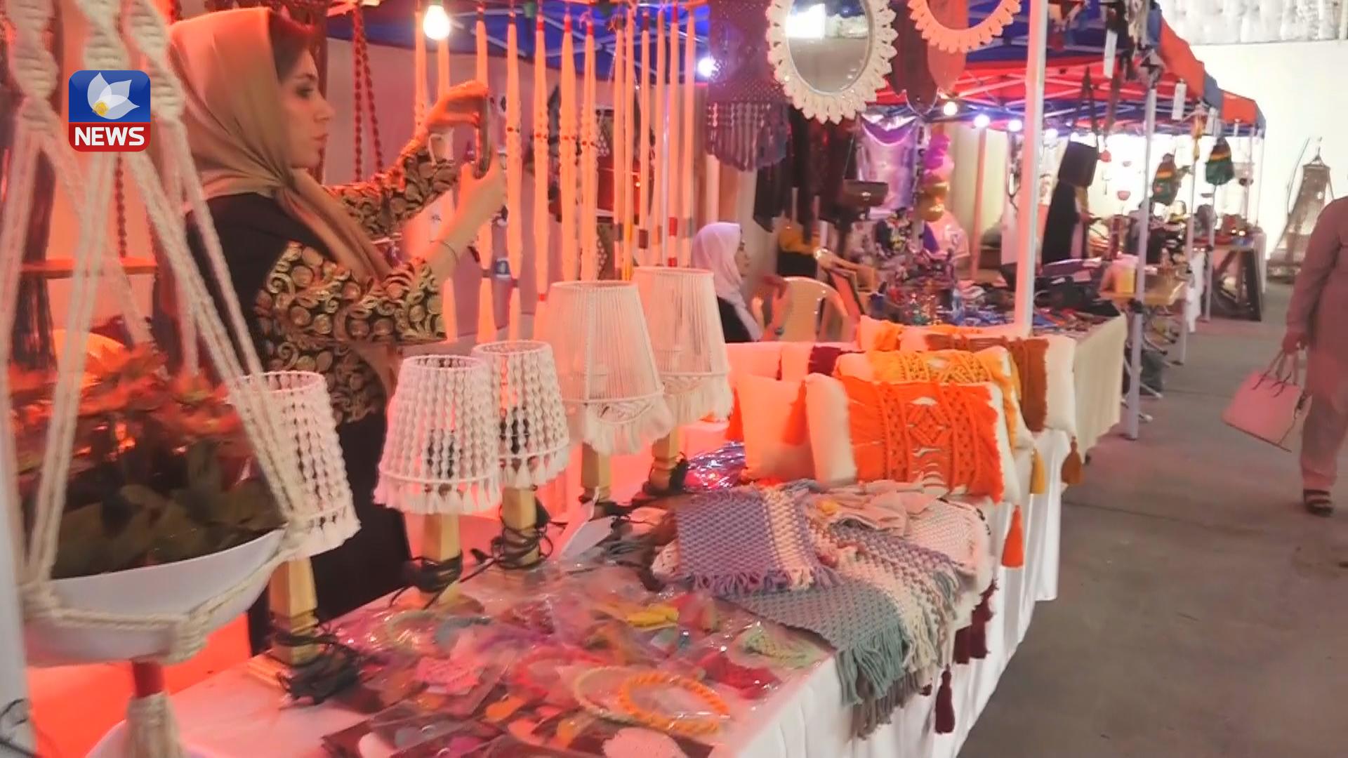 پێشانگەیەکی ھاوبەشی کاری دەستی بۆ ژنانی سلێمانی و ئێران کرایەوە