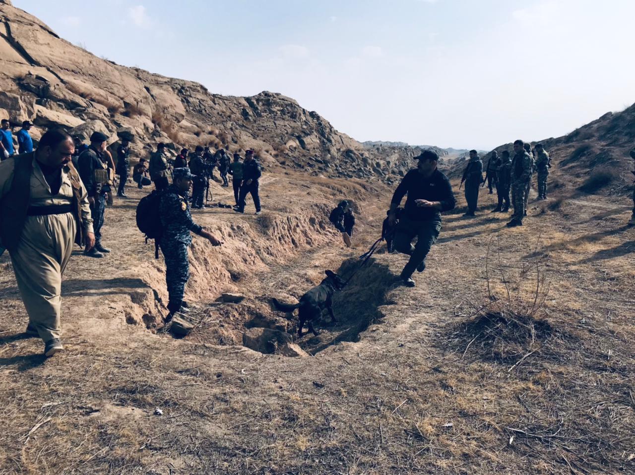 ئۆپراسیۆنی پێشمەرگە و ئاسایش و پۆلیسی فیدراڵی لە غەڕە و پەڵکانە کۆتایی ھات