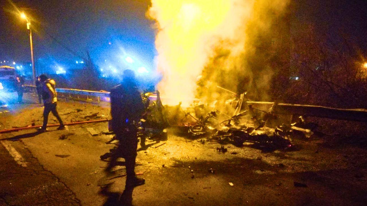 بەھۆی تەقینەوەیەک لە ئامەد نۆ پۆلیس برینداربوون