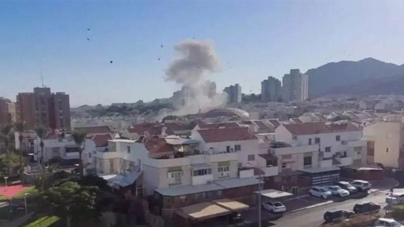 بە فڕۆکەی بێفڕۆکەوان ھێرشکرایەسەر شارۆچکەیەکی ئیسرائیل