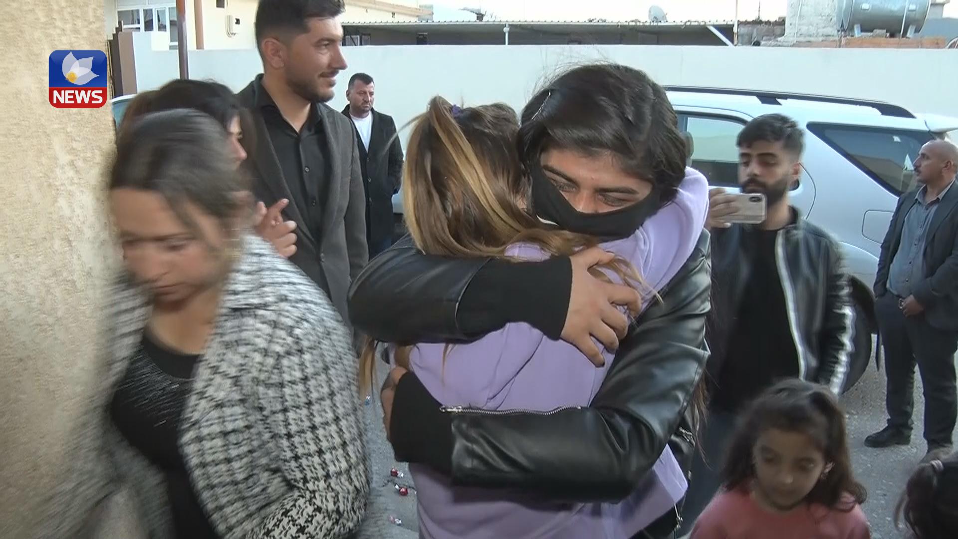 دوای ھەشت ساڵ کچێکی ئێزدی لە دەستی داعش ڕزگارکرا