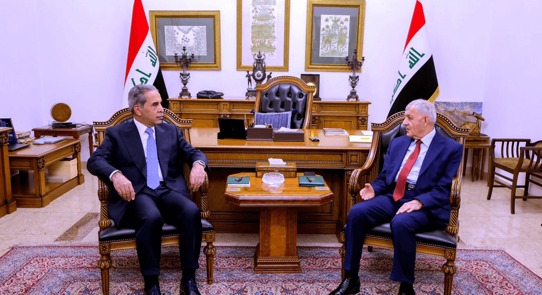 سەرۆککۆمار و سەرۆکی ئەنجومەنی باڵای دادوەری عێراق کۆبوونەوە