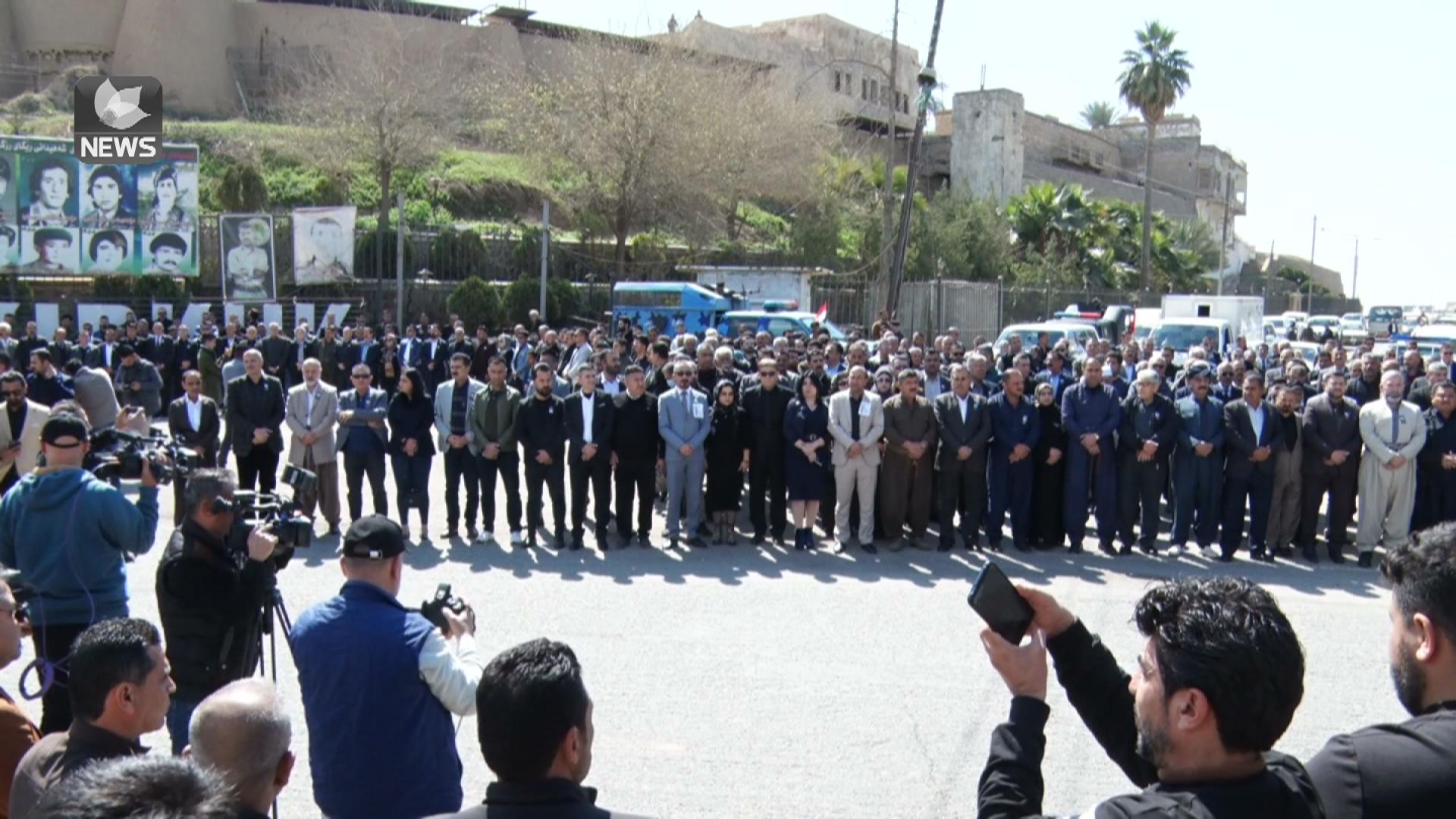 لایەنە کوردستانیەکان لە کەرکوک مەراسیمێکیان لە بیرەوەری کارەساتی ھەڵەبجە سازکرد