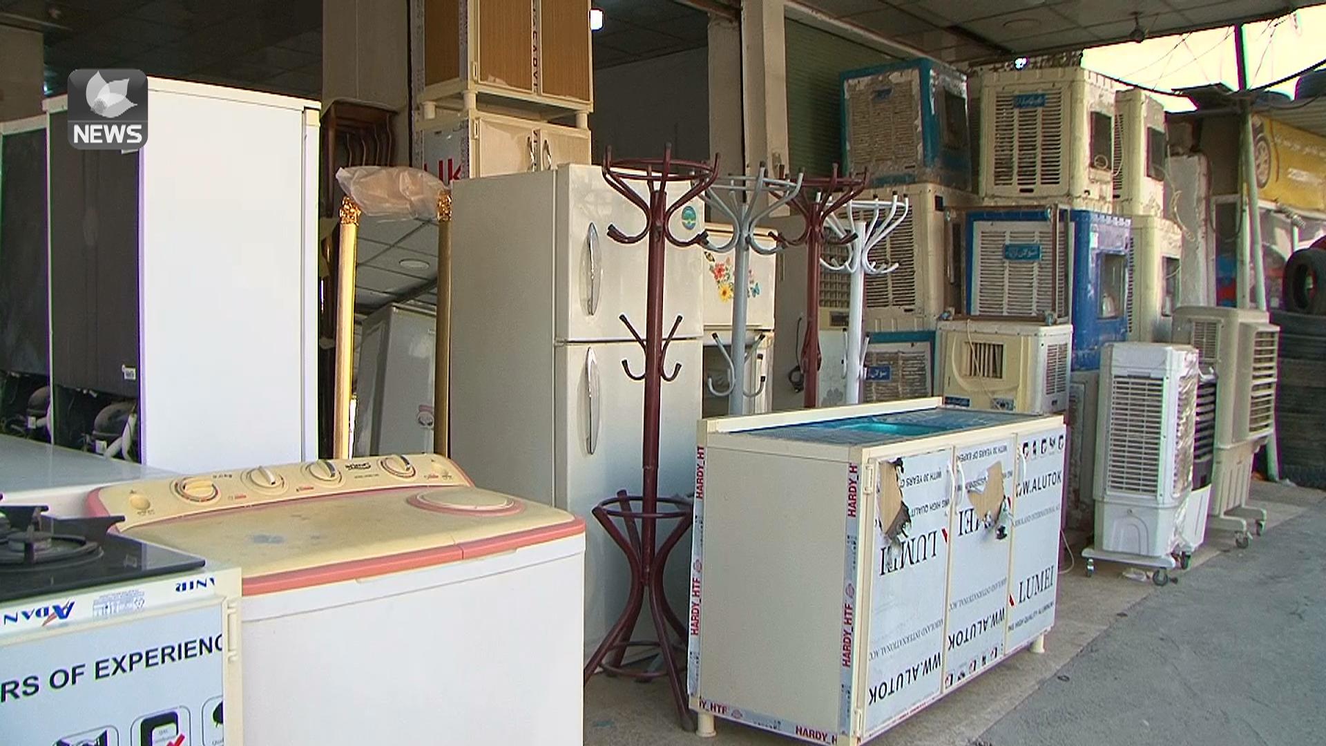 لە دھۆک ھاووڵاتیان بۆ کڕینی کەلوپەلی ناوماڵ ڕوو لە پیشانگەکانی دەستی دوو دەکەن