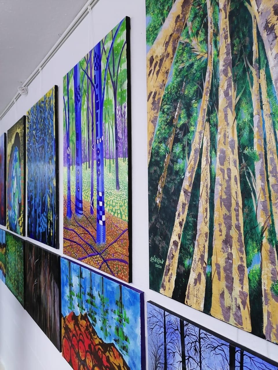 کردنەوەی گەلەری هونەری "کامەران کارگەچی " لە ماڵەکەی خۆیدا